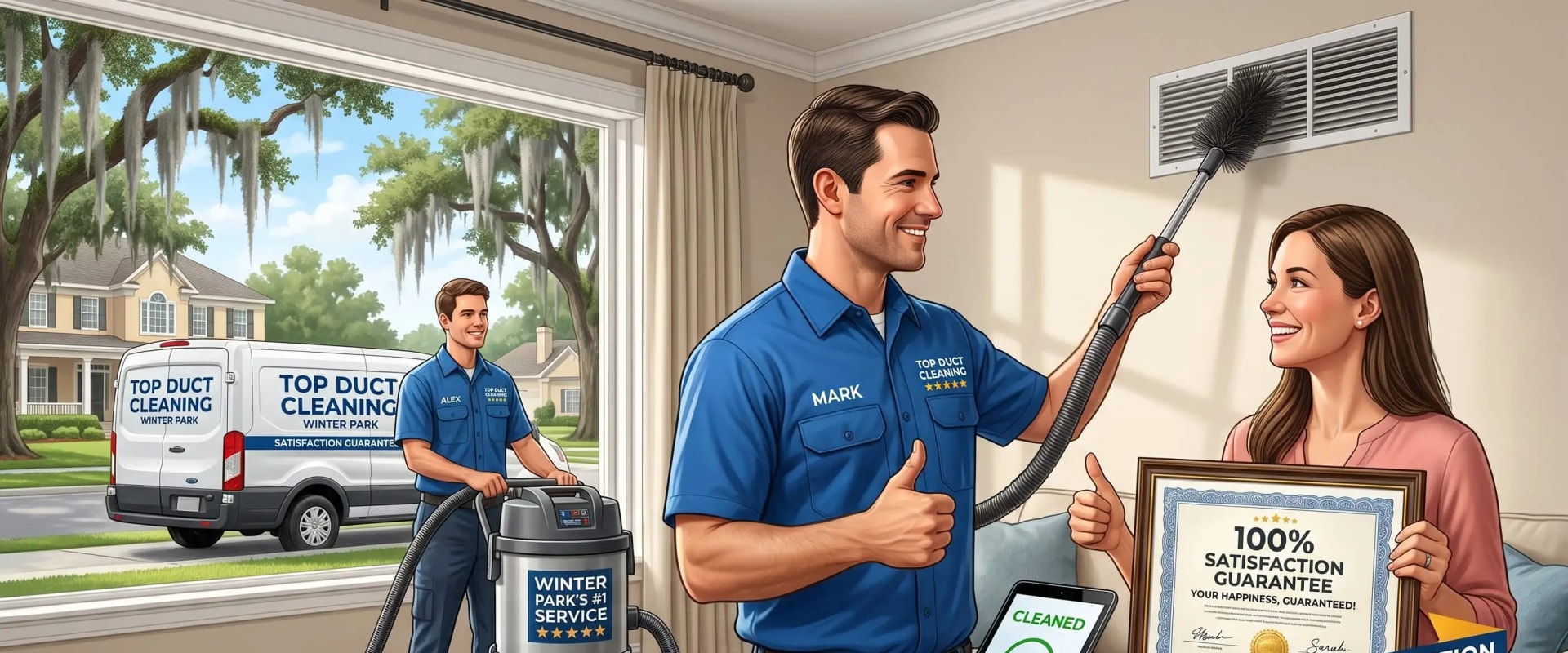 Do Any Duct Cleaning Services Near Winter Park Offer a Satisfaction Guarantee?